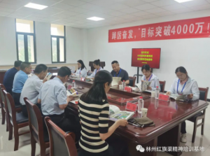 中共安阳市委党校领导一行莅临林州红旗渠精神培训基地视察指导工作